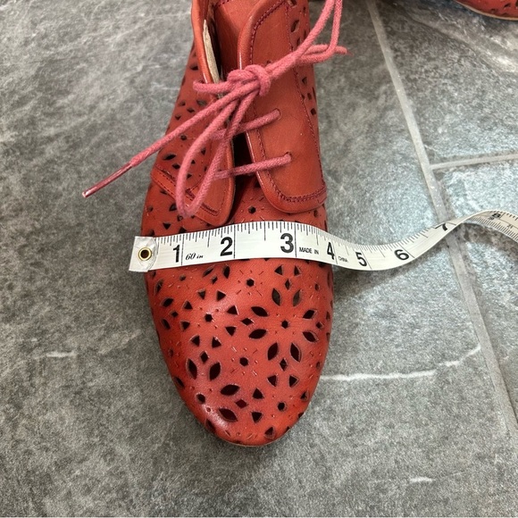 Sixty Seven Leather Booties Cognac Brown Size EU38 US7.5 Made in Spain - Picture 12 of 16